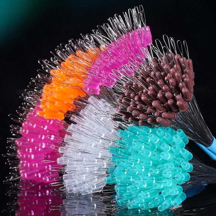 5sets/500pcs Space Bean Positioning Rod Slightly Bean Fishing Gear Supplies, Size L(Spot