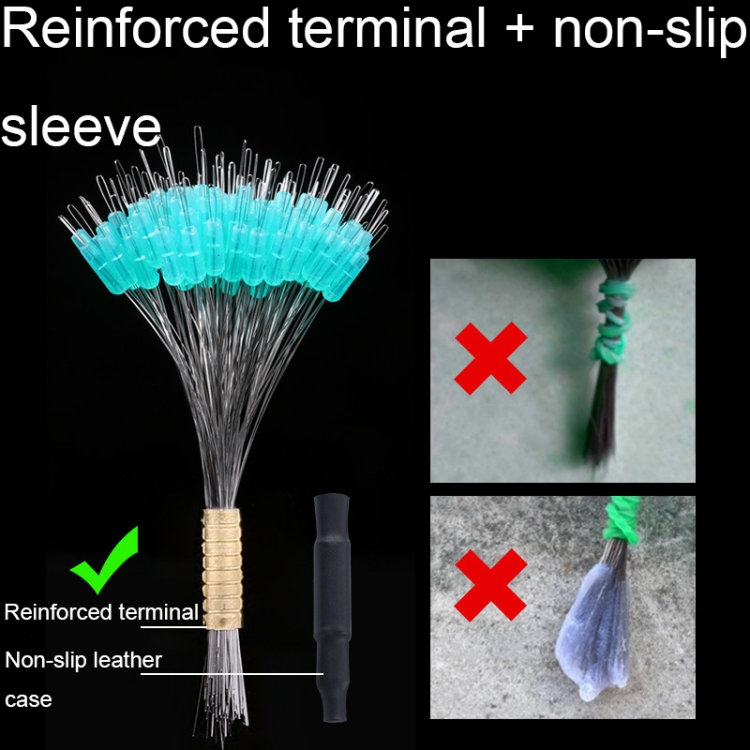 5sets/500pcs Space Bean Positioning Rod Slightly Bean Fishing Gear Supplies, Size L(Spot