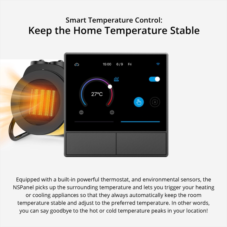 Sonoff NSPanel WiFi Smart Scene Switch Termostato Temperatura Touch screen  di controllo all-in-one(EU)