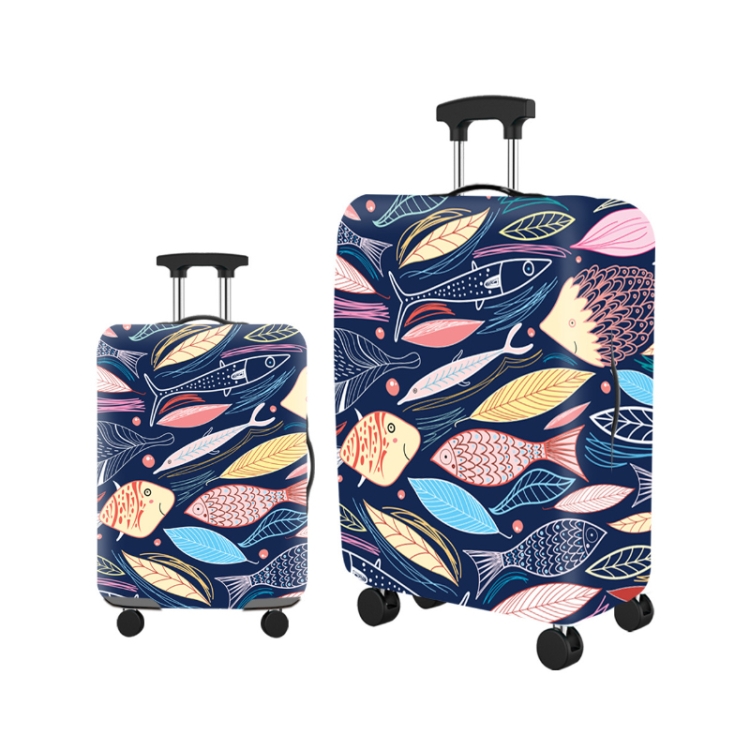 Housse de protection épaisse anti-poussière pour valise à haute élasticité,  couleur : pierre précieuse colorée (L)