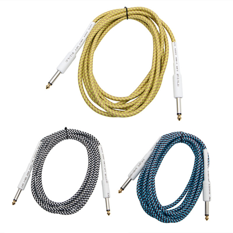 JT001 Câble audio mâle à mâle 6,35 mm Réduction du bruit Câble d