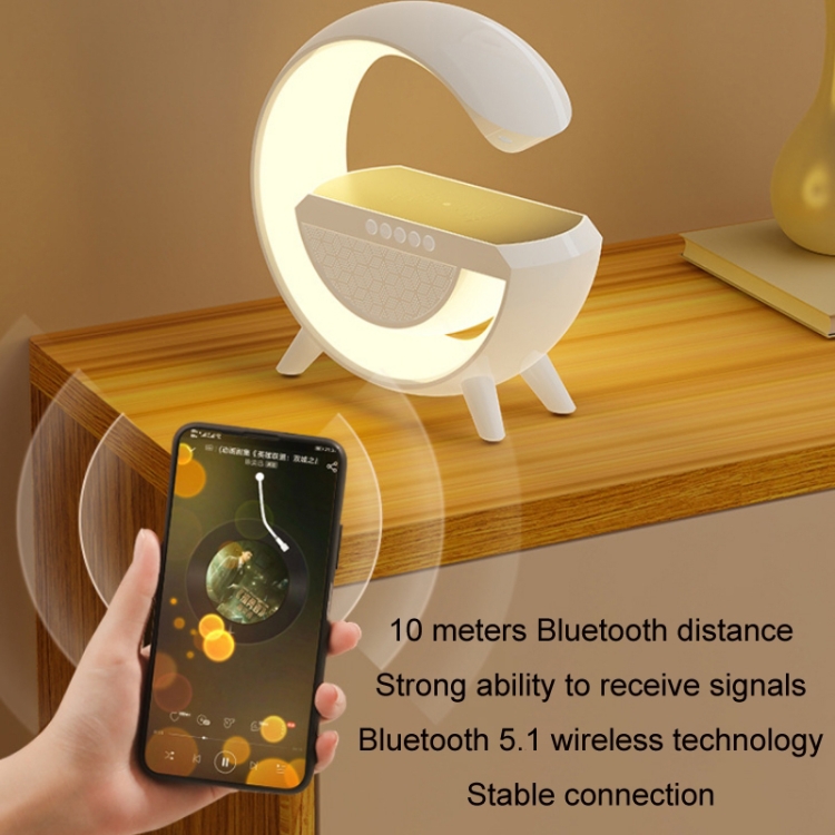 Smart Ambience Light Bluetooth Speaker Wireless Charger