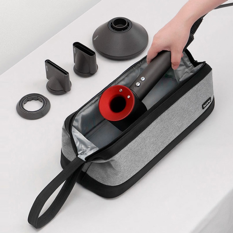 Baona BN-DS005 para Dyson Hair Dryer Curling Iron Accessories Organizador Bolsa, Color: Negro - B5