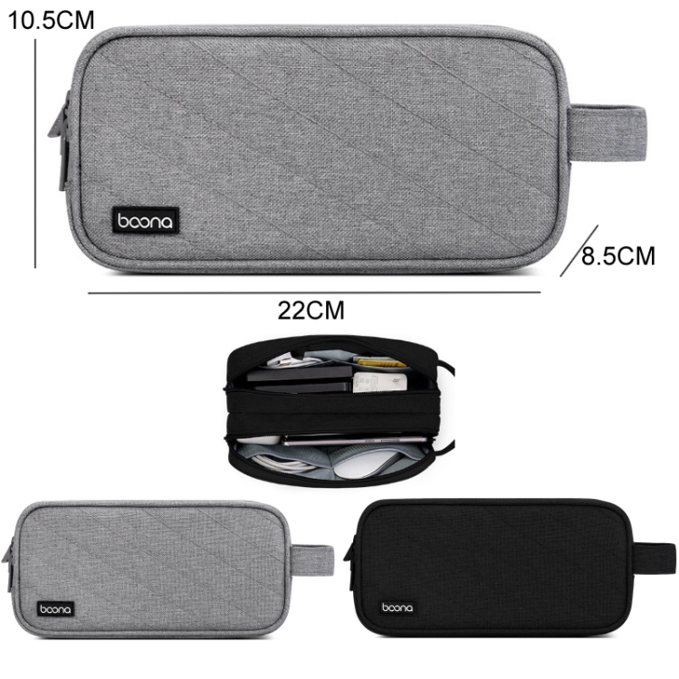 Baona BN-B001 Laptop Power Cord Mouse Headset Organizer(Black) Baona BN-B001 Laptop Power Cord Mouse Headset Organizer(Black)