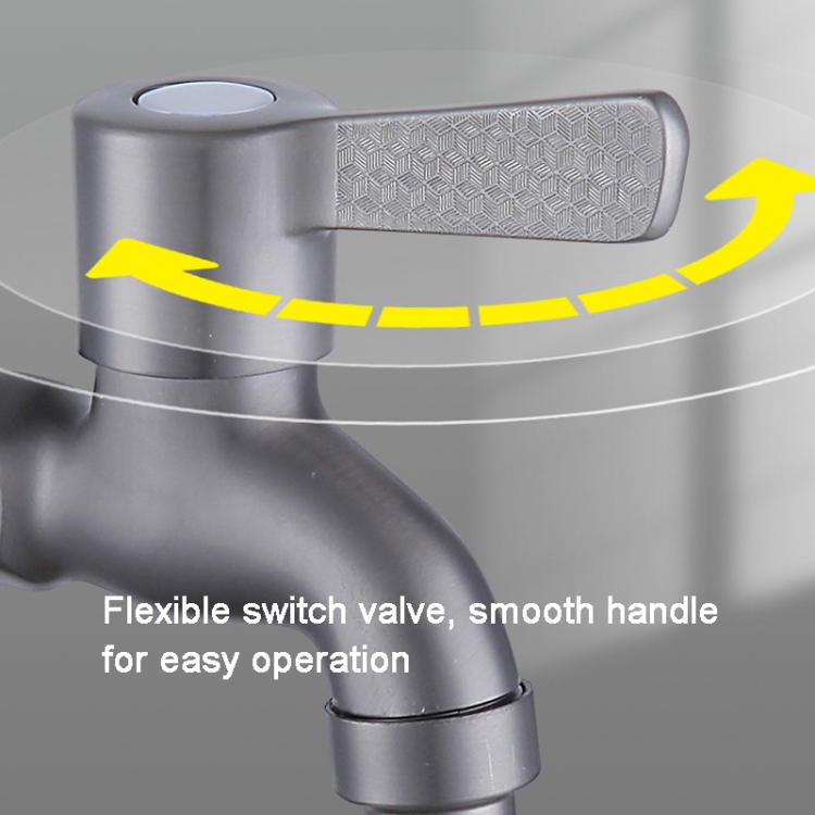 Bathroom Toilet Stainless Steel Bib Tap Wall Mounted Washing Machine Water Tap ,Spec Short Type