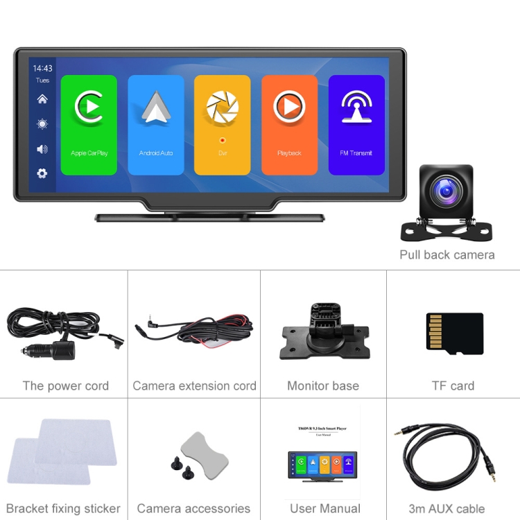 Bluetooth Car Stereo with CarPlay / Android Auto SWM 160C (Open-Box  Satisfactory)