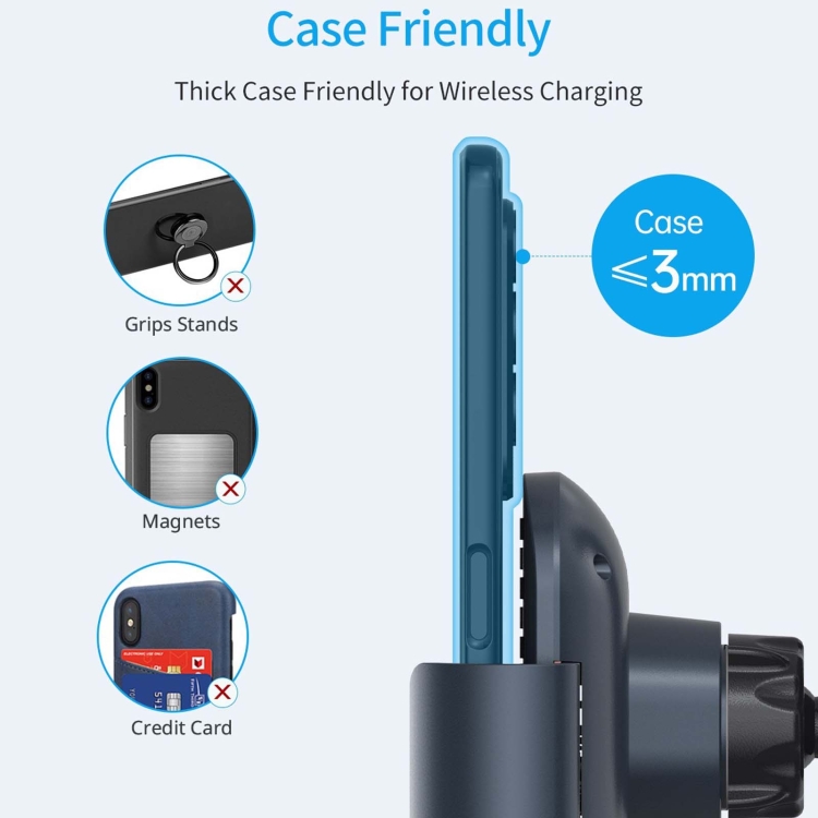 For Samsung Galaxy Z Fold4 / 3 S10 Folding Screen Mobile Phone Vehicle Bracket Dual Coil Wireless Charger For Samsung Galaxy Z Fold4 / 3 S10 Folding Screen Mobile Phone Vehicle Bracket Dual Coil Wireless Charger