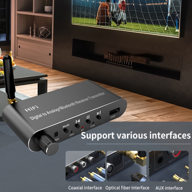A05 Bluetooth 5.1 Optical Fiber Coaxial USB Receiver Transmitter With Remote Control A05 Bluetooth 5.1 Optical Fiber Coaxial USB Receiver Transmitter With Remote Control