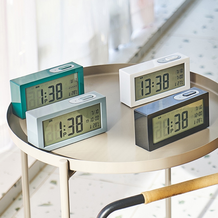 YD005 Mini horloge électronique légère et mince d'écran d'affichage à  cristaux liquides de température/