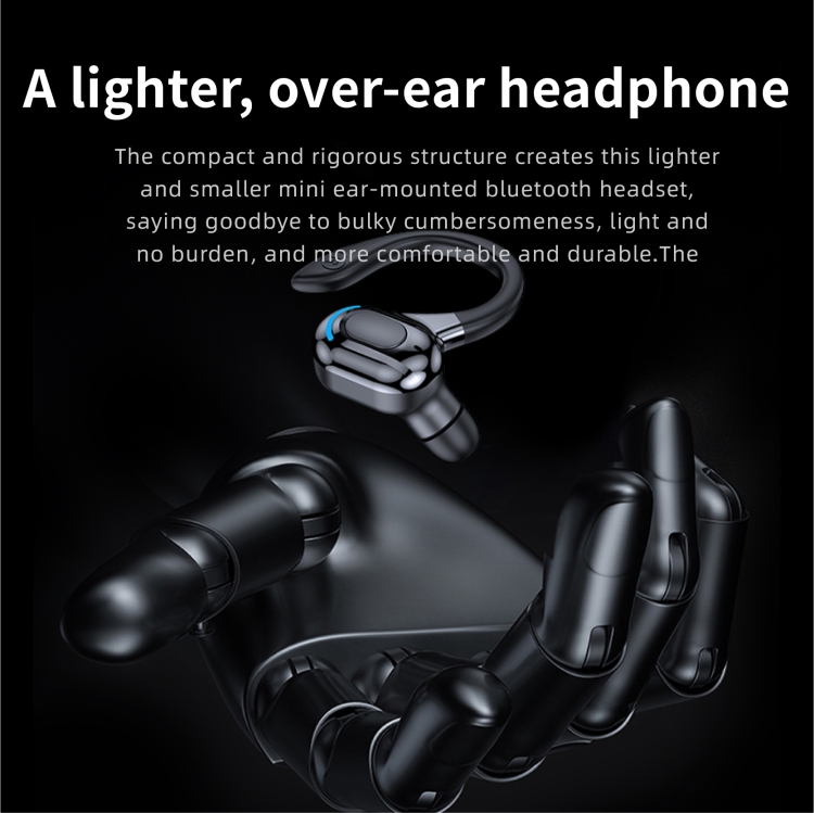 F8 Hanging Ear Stereo Wireless Bluetooth Earphones With Charging Bin(Red Double Ear) F8 Hanging Ear Stereo Wireless Bluetooth Earphones With Charging Bin(Red Double Ear)