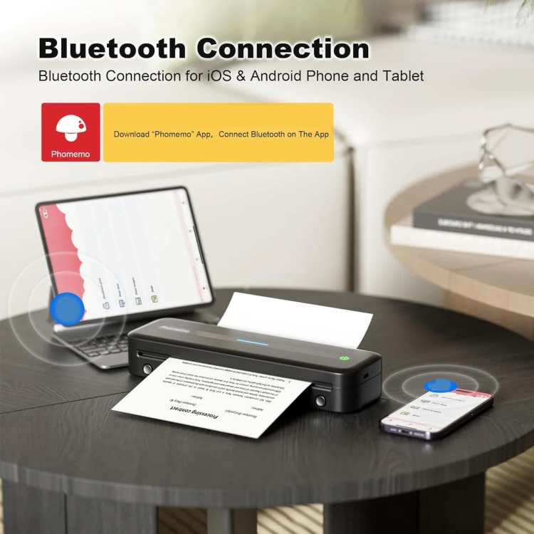 Pmo M832 300DPIワイヤレスサーマルポータブルプリンターA4 Phomemo M832 300dpi ワイヤレスサーマルポータブルプリンター