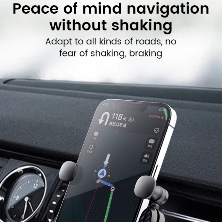 S03 Vehicle Air Outlet Gravity Navigation Mobile Phone Holder, Color: Black Eagle Mouth S03 Vehicle Air Outlet Gravity Navigation Mobile Phone Holder, Color: Black Eagle Mouth