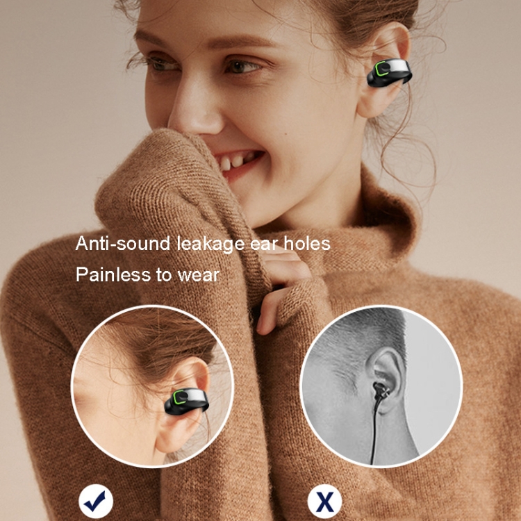 GD28 IPX4 Waterproof Single-ear Lightweight Clip Ear Bluetooth Earphone(White) GD28 IPX4 Waterproof Single-ear Lightweight Clip Ear Bluetooth Earphone(White)