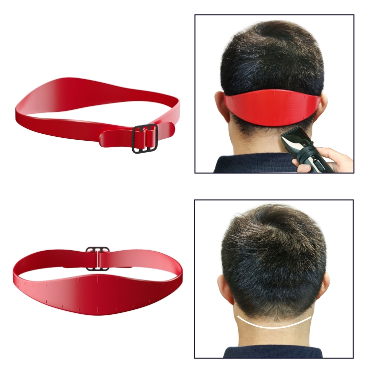 GO042 Adjustable Haircut Trimmer Ruler Neck Hair Trimmer Strap Shaving ...