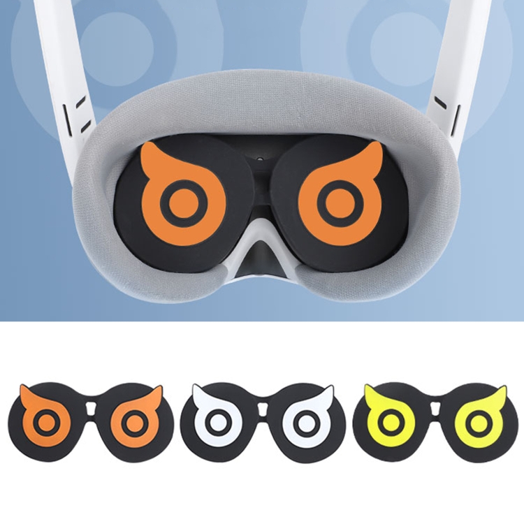 Para PICO 4 Hifylux PC-ZF23 Owl Lens Protector Dust Scratch VR Gafas Funda de silicona (Naranja) - B1
