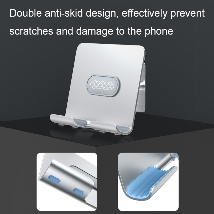 B87 Punch-free Tablet PC Aluminum Alloy Bracket Bathroom Kitchen Adhesive Wall Phone Holder(Silver Gray) B87 Punch-free Tablet PC Aluminum Alloy Bracket Bathroom Kitchen Adhesive Wall Phone Holder(Silver Gray)