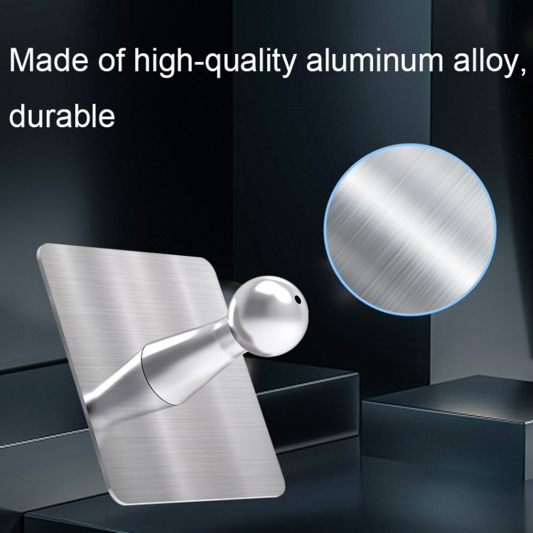 B87 Punch-free Tablet PC Aluminum Alloy Bracket Bathroom Kitchen Adhesive Wall Phone Holder(Silver Gray) B87 Punch-free Tablet PC Aluminum Alloy Bracket Bathroom Kitchen Adhesive Wall Phone Holder(Silver Gray)