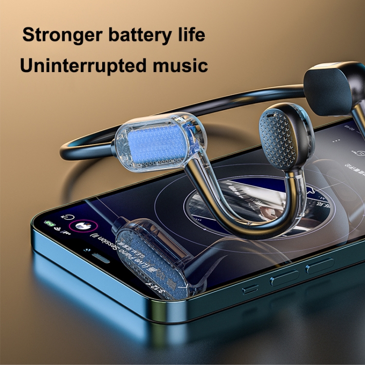 X6 Sports Bone Conduction Bluetooth Headphones With Mic Non-In-Ear Wireless Earphones(Gray) X6 Sports Bone Conduction Bluetooth Headphones With Mic Non-In-Ear Wireless Earphones(Gray)