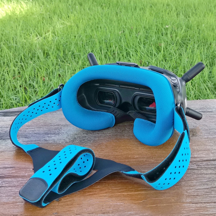 Para DJI FPV Goggles V1 V2 Acolchado de espuma Eye Mask Diadema Accesorios, Especificaciones: Blue Set - B6