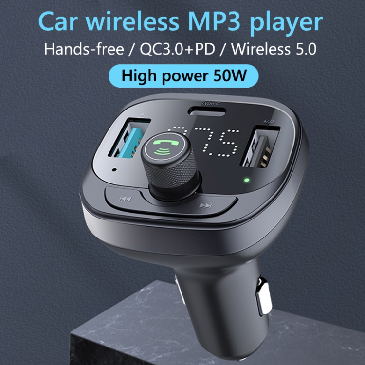 S-21 Car Bluetooth Player Receiver 50W Mobile Phone High Power Charger S-21 Car Bluetooth Player Receiver 50W Mobile Phone High Power Charger