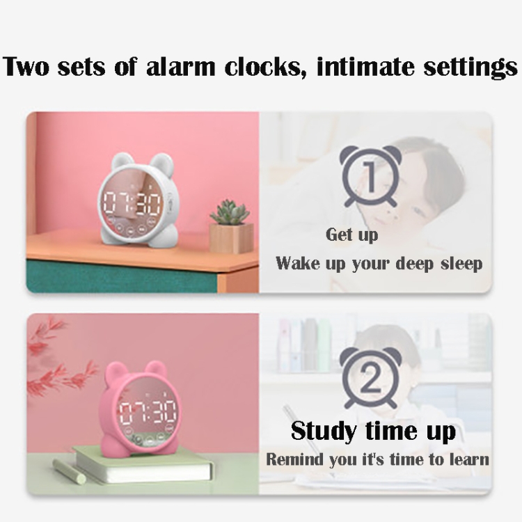 P1 Mini Card Mirror Clock Wireless Bluetooth Speaker with FM Radio(Light Green) P1 Mini Card Mirror Clock Wireless Bluetooth Speaker with FM Radio(Light Green)
