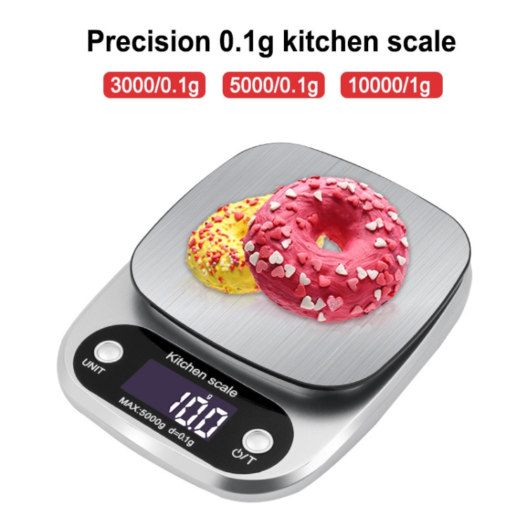 Petite cuisine multifonctionnelle haute précision balance électronique LCD  balance alimentaire à affichage numérique, modèle: 3kg/ 0.1g