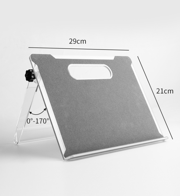 For IPad / MacBook Tablet Laptop Stand Acrylic Adjustable Lazy Bracket(Transparent) For IPad / MacBook Tablet Laptop Stand Acrylic Adjustable Lazy Bracket(Transparent)