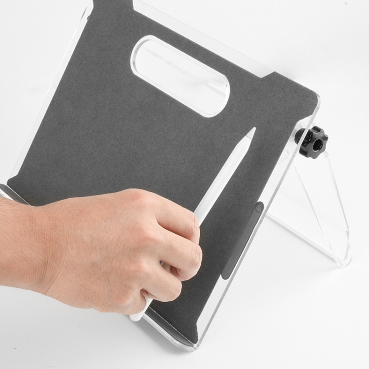 For IPad / MacBook Tablet Laptop Stand Acrylic Adjustable Lazy Bracket(Transparent) For IPad / MacBook Tablet Laptop Stand Acrylic Adjustable Lazy Bracket(Transparent)