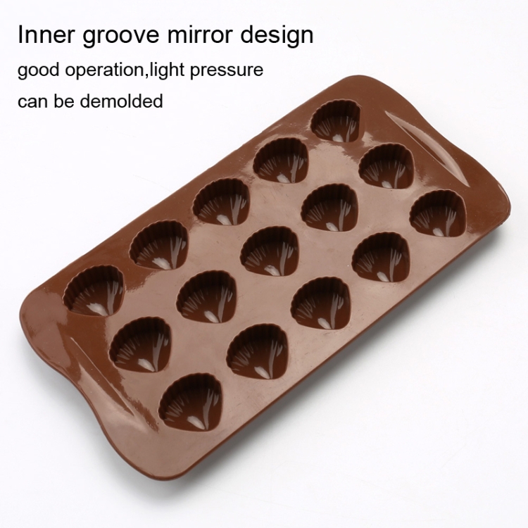 2pcs Silicone Chocolate Mold Jelly Christmas Candy Cake Mould, Style: Star