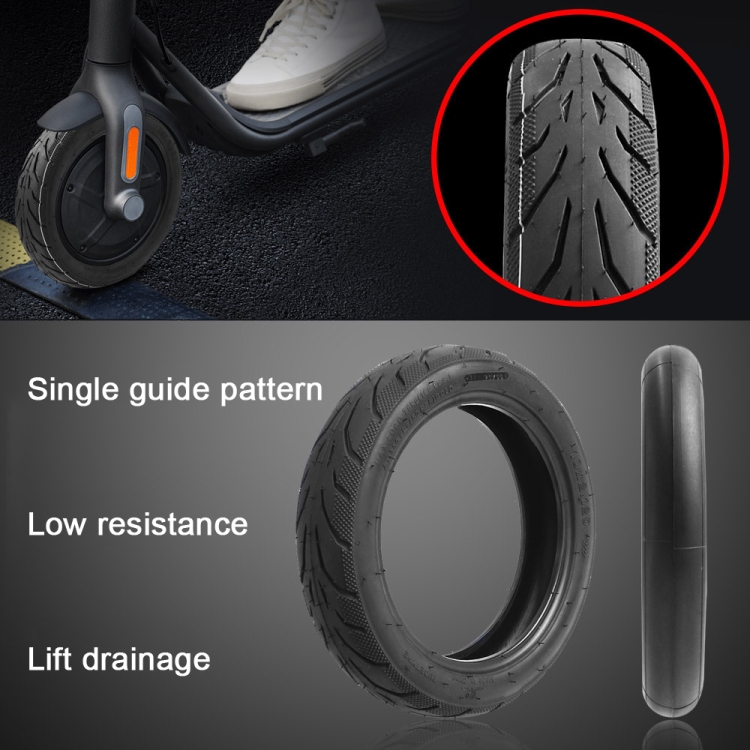 Pour pneu pneumatique de scooter électrique Ninebot F20/25/30/40 10 pouces,  style : pneu intérieur