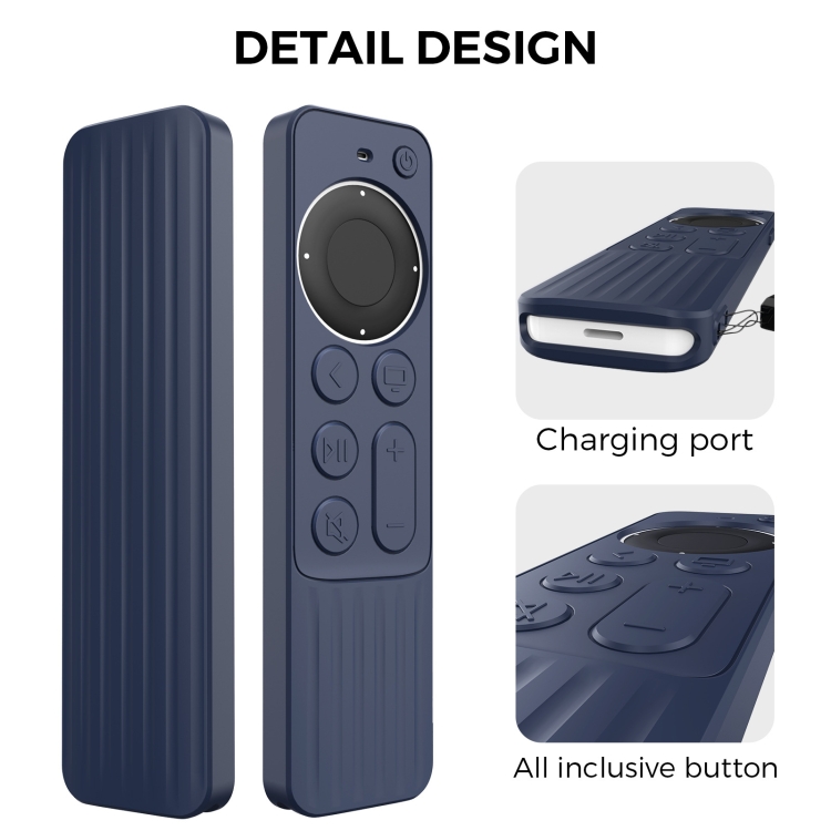 สำหรับ Apple TV Siri Remote 2/3 AhaStyle PT166 รีโมทคอนโทรลซิลิโคนเคส ...