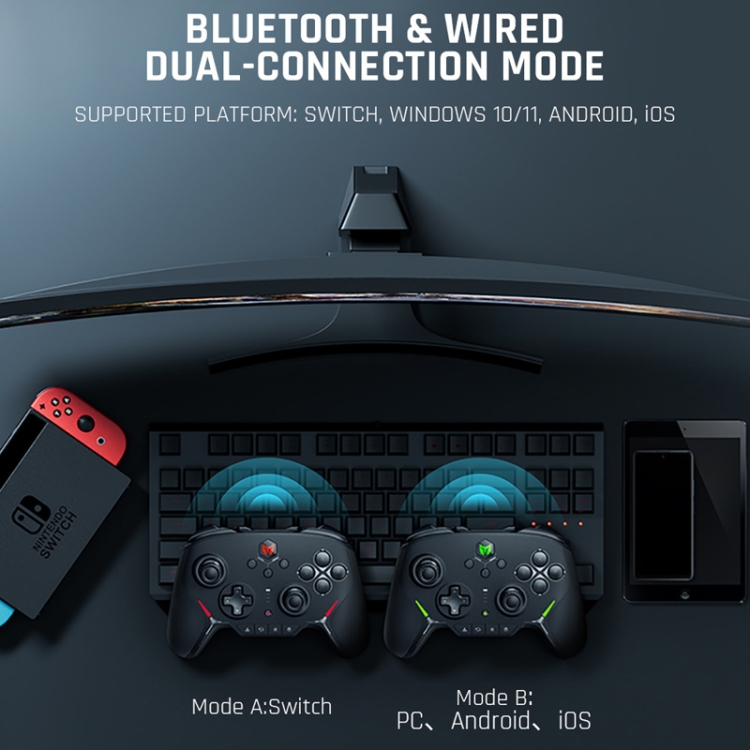 BIGBIGWON Blitz C2Pro Full Mechanical Gamepad Bluetooth Wired Dual Mode Support Switch / PC / Android / IOS BIGBIGWON Blitz C2Pro Full Mechanical Gamepad Bluetooth Wired Dual Mode Support Switch / PC / Android / IOS
