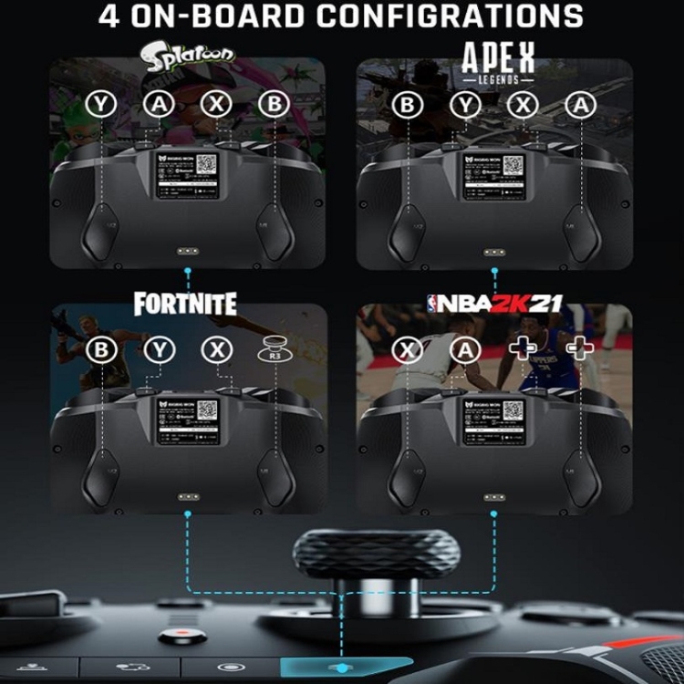 BIGBIGWON Blitz C2Pro Full Mechanical Gamepad Bluetooth Wired Dual Mode Support Switch / PC / Android / IOS BIGBIGWON Blitz C2Pro Full Mechanical Gamepad Bluetooth Wired Dual Mode Support Switch / PC / Android / IOS