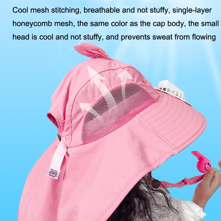 Ventilador De Verano Con Visera Refrescante, Gorra Con Carga Usb