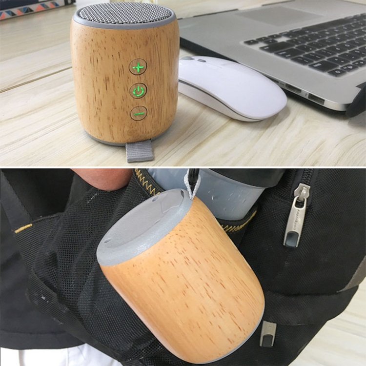 BT811 Mini Wooden Wireless Bluetooth Speaker Support TF Card & 3.5mm AUX(Black) BT811 Mini Wooden Wireless Bluetooth Speaker Support TF Card & 3.5mm AUX(Black)