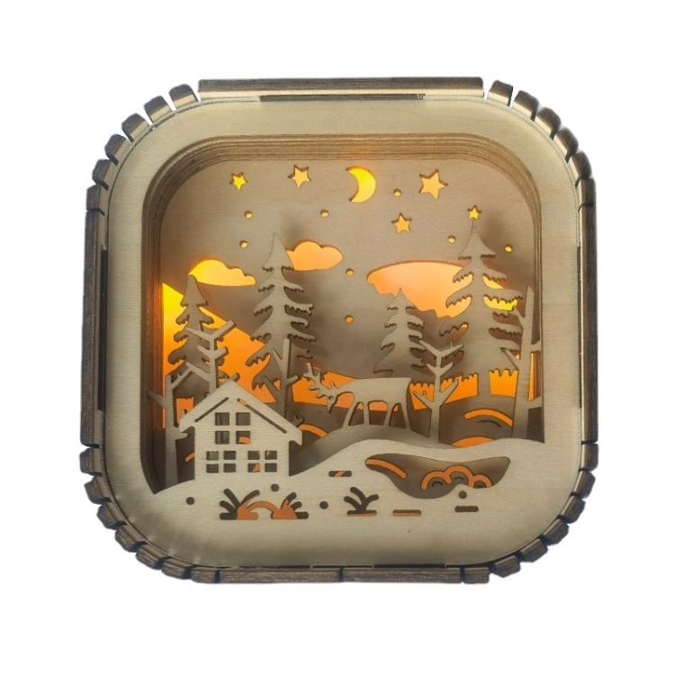 BT813X Solid Wood Ambient Light Wireless Bluetooth Speaker Home Night Light Wood Carving Pattern Audio(Wood Color) BT813X Solid Wood Ambient Light Wireless Bluetooth Speaker Home Night Light Wood Carving Pattern Audio(Wood Color)