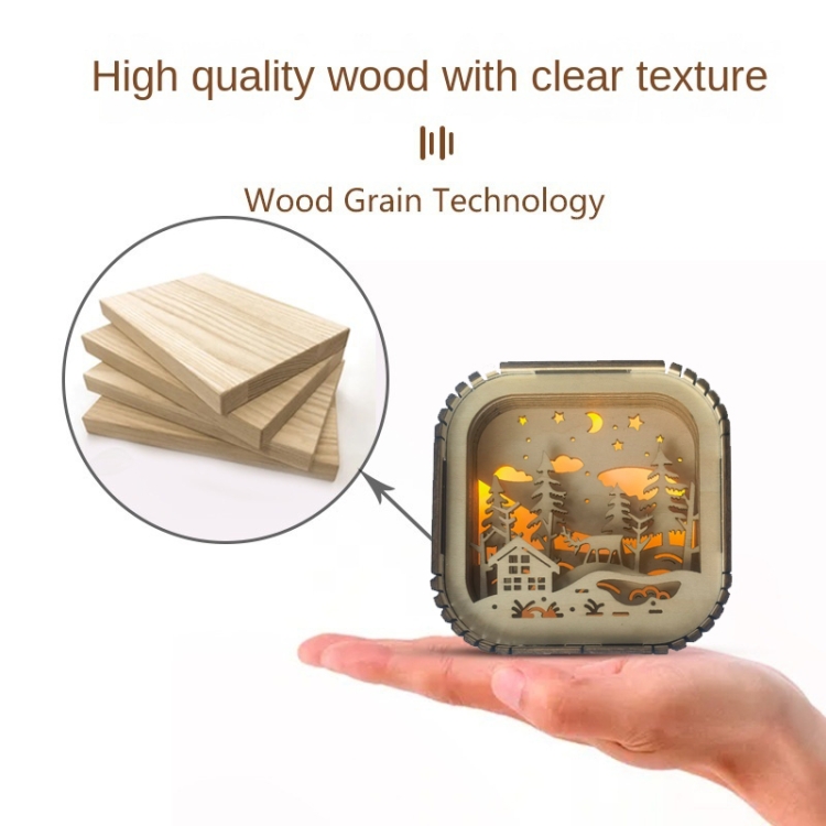 BT813X Solid Wood Ambient Light Wireless Bluetooth Speaker Home Night Light Wood Carving Pattern Audio(Wood Color) BT813X Solid Wood Ambient Light Wireless Bluetooth Speaker Home Night Light Wood Carving Pattern Audio(Wood Color)