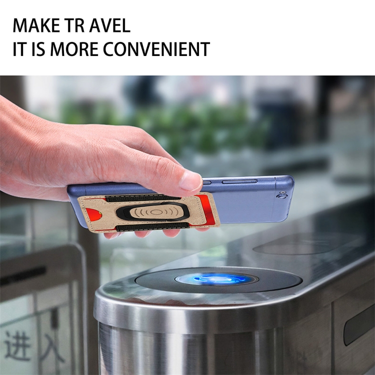 Adhesive Phone Card Holder Wallet With Rotatable Stand(Black) Adhesive Phone Card Holder Wallet With Rotatable Stand(Black)