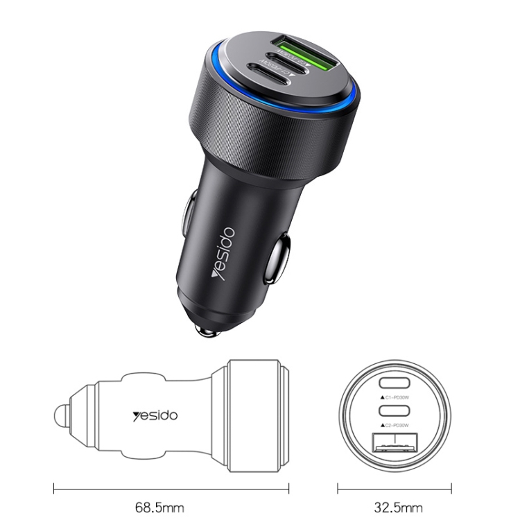 5V USB C tipo C a 12V presa di alimentazione accendisigari per auto cavo  adattatore convertitore femmina per accendini per auto aspirapolvere p -  AliExpress