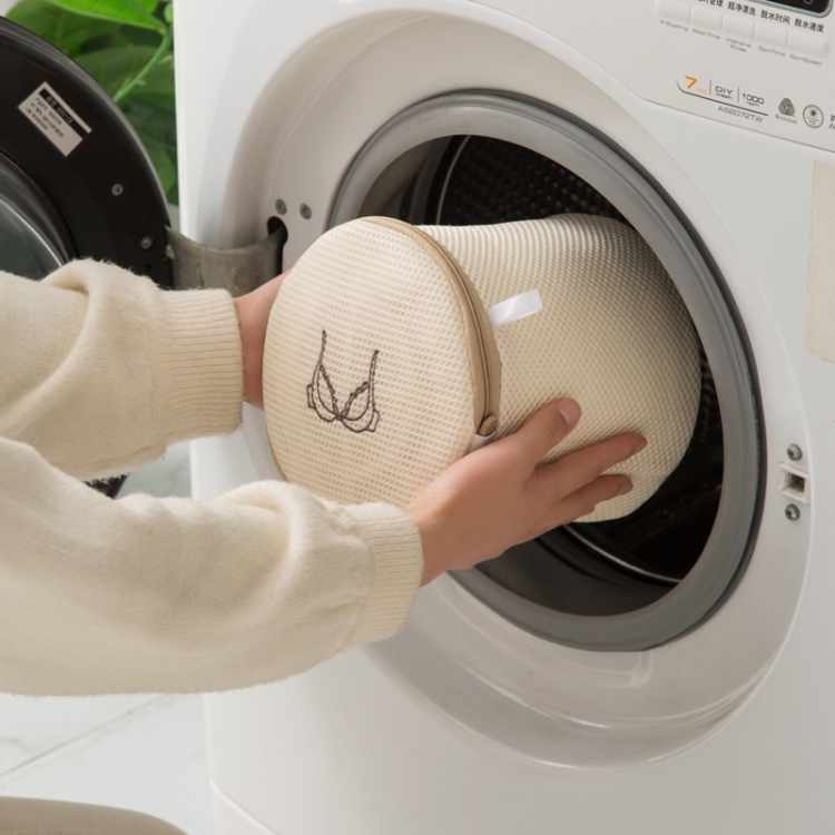 6pcs/set Home Net Pocket Underwear Washing Bag Thickened Polyester Laundering Set (White)