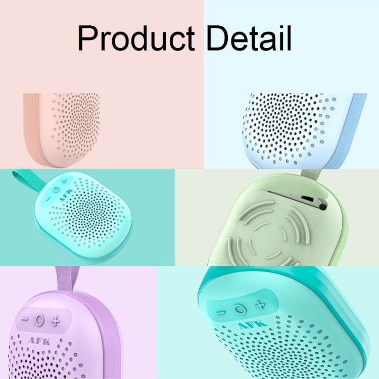 AFK BT-513 TWS Mini Portable RGB Light Bluetooth Speaker 3D Sound Effect Waterproof Bluetooth Audio(Pink) AFK BT-513 TWS Mini Portable RGB Light Bluetooth Speaker 3D Sound Effect Waterproof Bluetooth Audio(Pink)