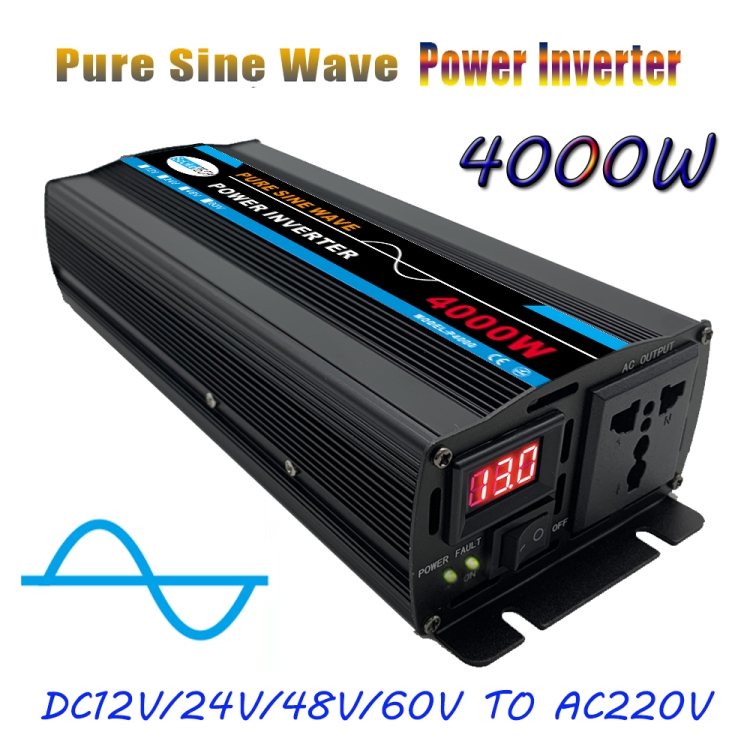 Convertisseur de Voiture 12V/230V 2000W/4000W Onde sinusoïdale