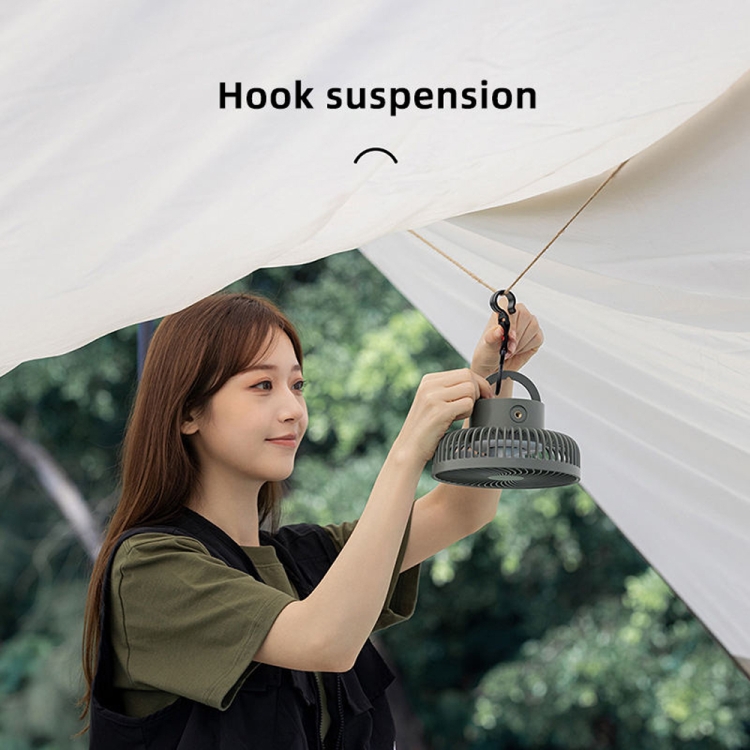 Ventilateur de tente avec lanterne de camping suspendue légère