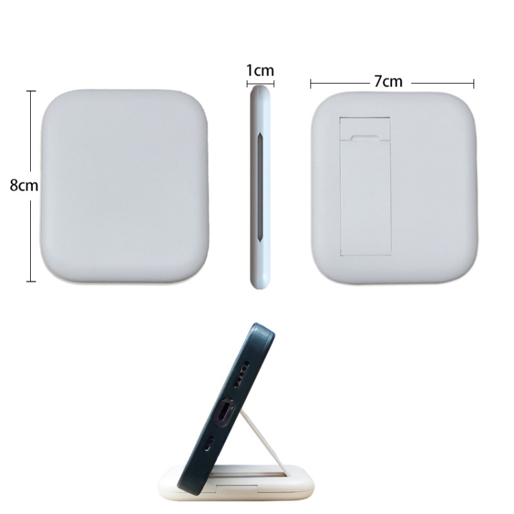 HE-C098 Multi-Functional USB Adapter Charging Cable Kit With Makeup Mirror & Phone Holder(White) HE-C098 Multi-Functional USB Adapter Charging Cable Kit With Makeup Mirror & Phone Holder(White)