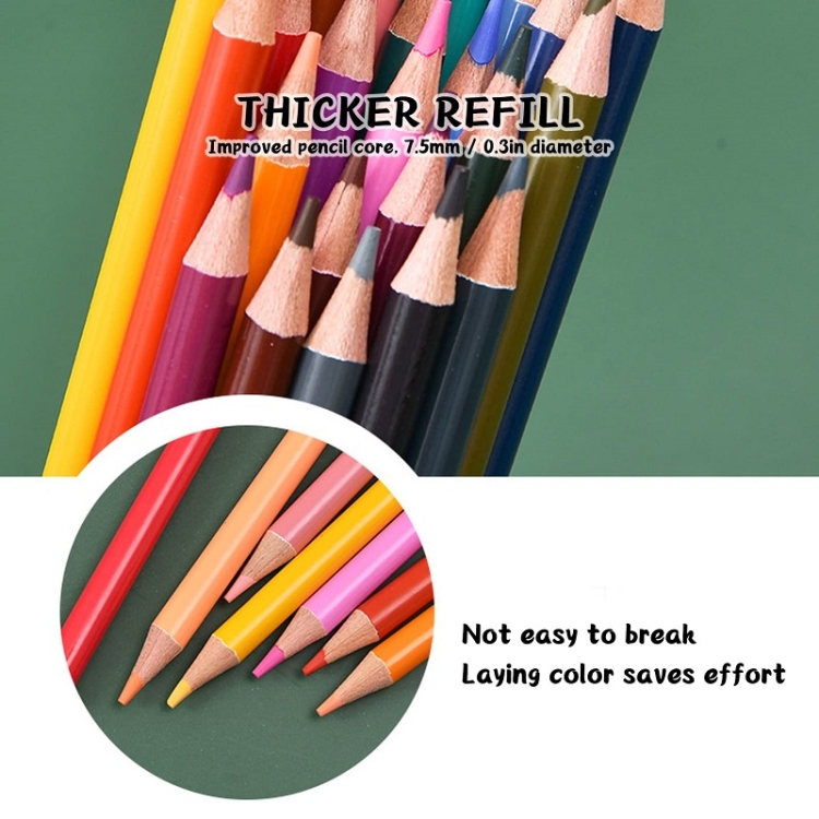 180 Color Water-soluble Core Hand-painted Color Pencil Set