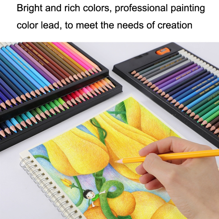 Kalour 240 Colors Color Lead Pencil Set Hand Painted Doodle Color Pencil  Painting Pencil(Iron Box