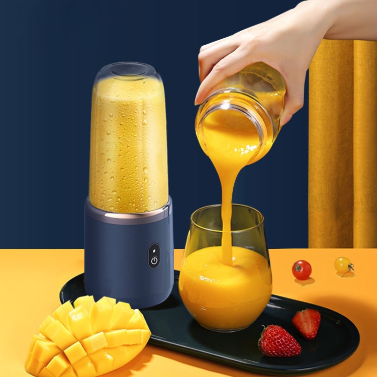 Mini juicer, small portable juicing cup, electric juicing cup, USB  charging, stainless steel 304 head, 500ml large capacity, easy to clean,  suitable