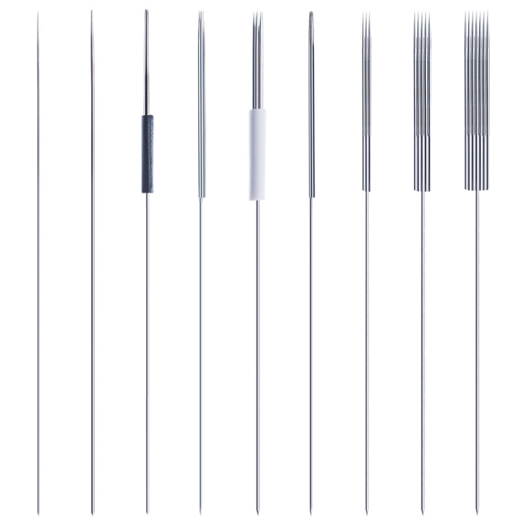 Buy Mumbai Tattoo Needles 5F,7F,9F,5RM,7RM White Mix Box Disposable Flat,  Round Magnum Liner, Shader Without Nipple (Pack of 50) Online at Low Prices  in India - Amazon.in