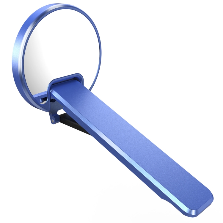 Aluminum Alloy Mobile Phone Bracket Ultra-thin Rotating Back Stick Lollipop Mirror Bracket(Blue) Aluminum Alloy Mobile Phone Bracket Ultra-thin Rotating Back Stick Lollipop Mirror Bracket(Blue)