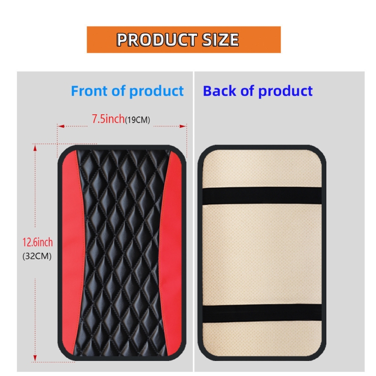 Copertura Bracciolo Auto Con Memory Foam - Impermeabile, 32x21cm, Design Onde D'Acqua - Foto 11